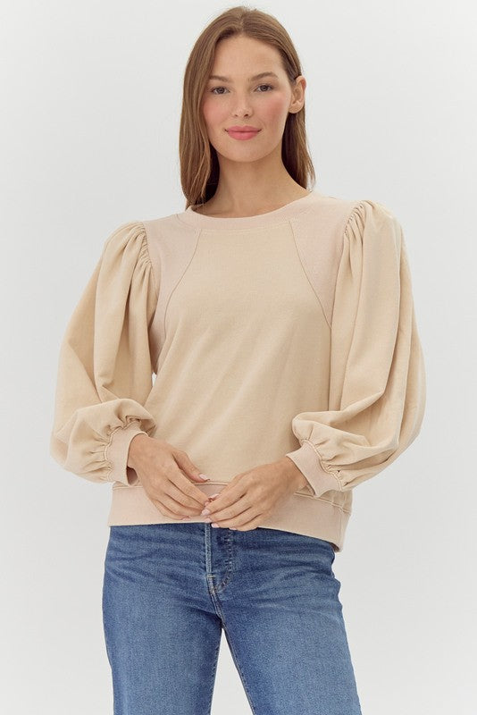Charlotte Puff Long Sleeve - Cream