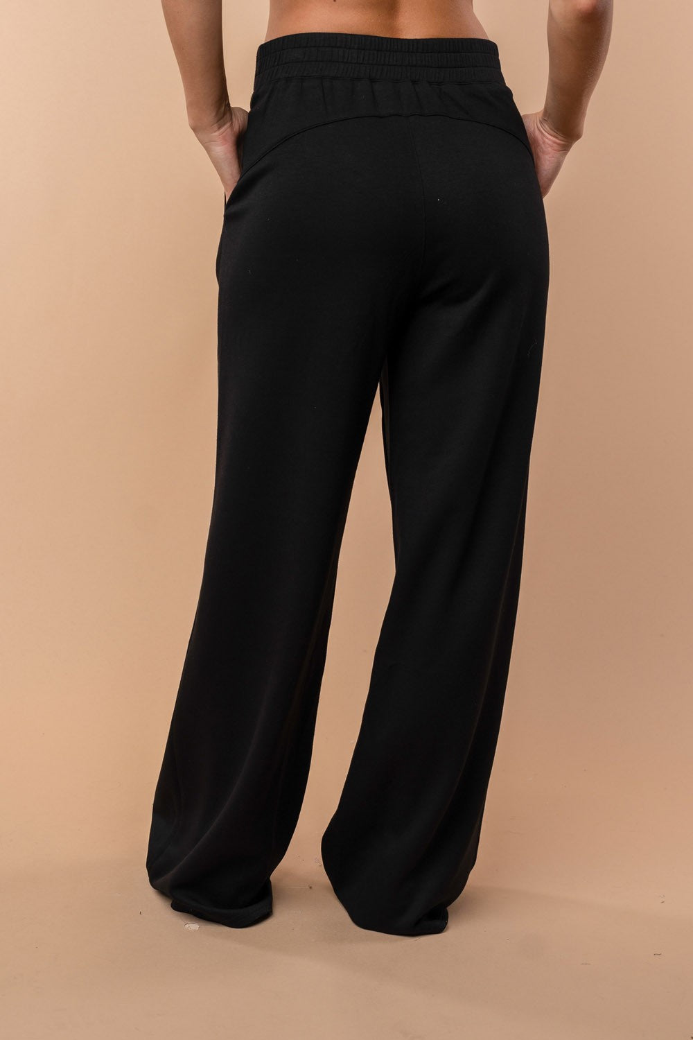 High Waisted Solid Knit Pants - FINAL SALE