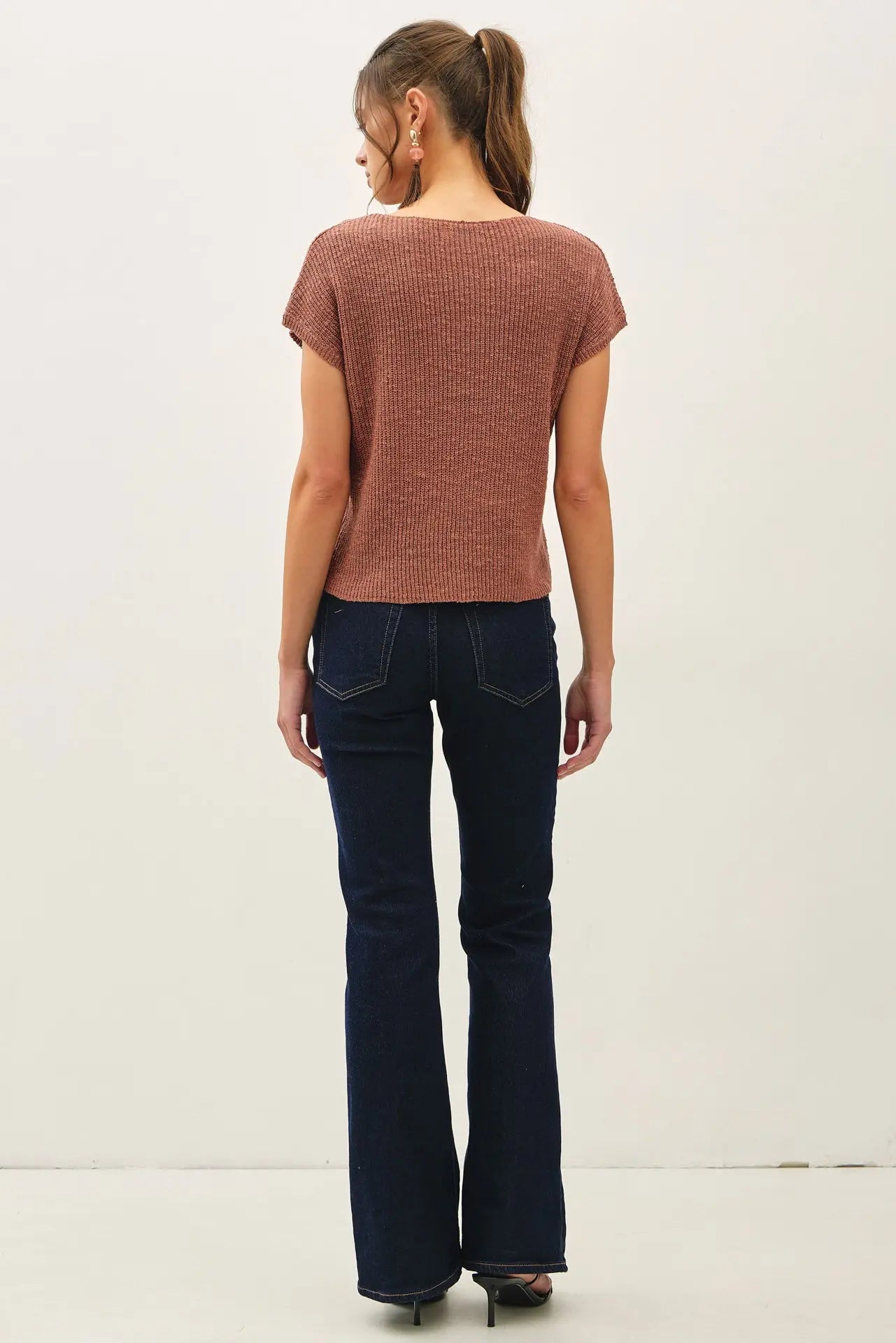 Front Pocket Sweater: Brick