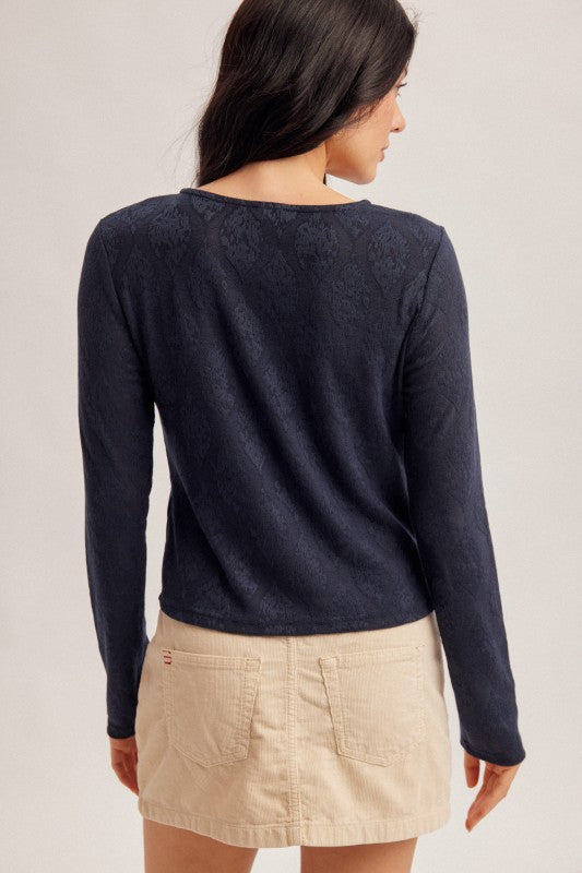 Lace Detail Cardigan