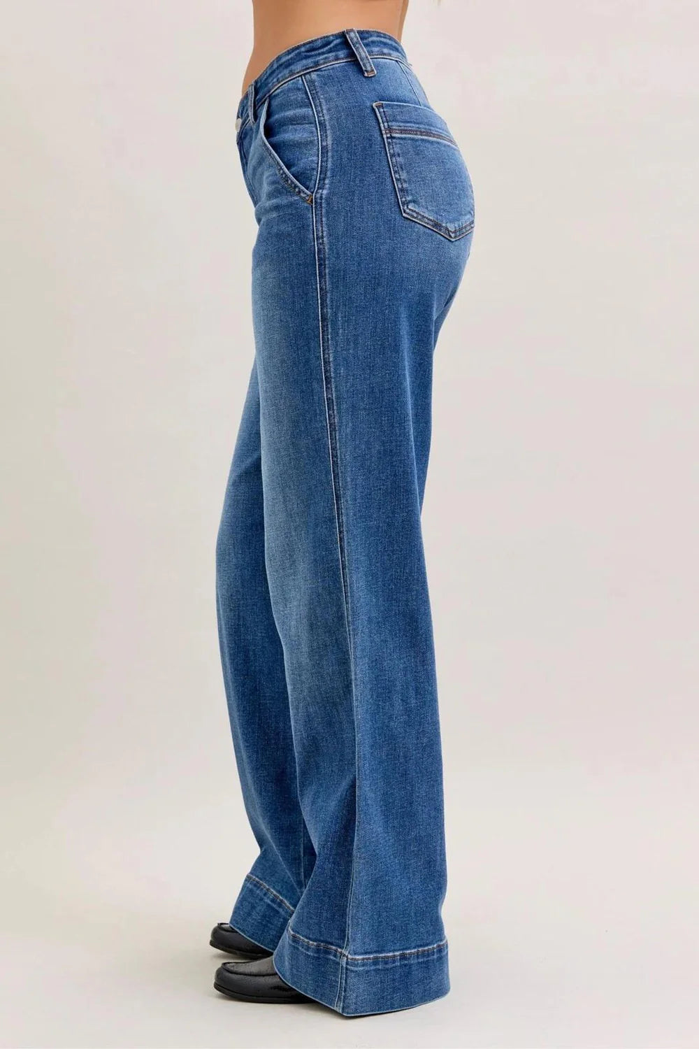 Brynn MR Trouser Retro Wide Judy Blue Jeans