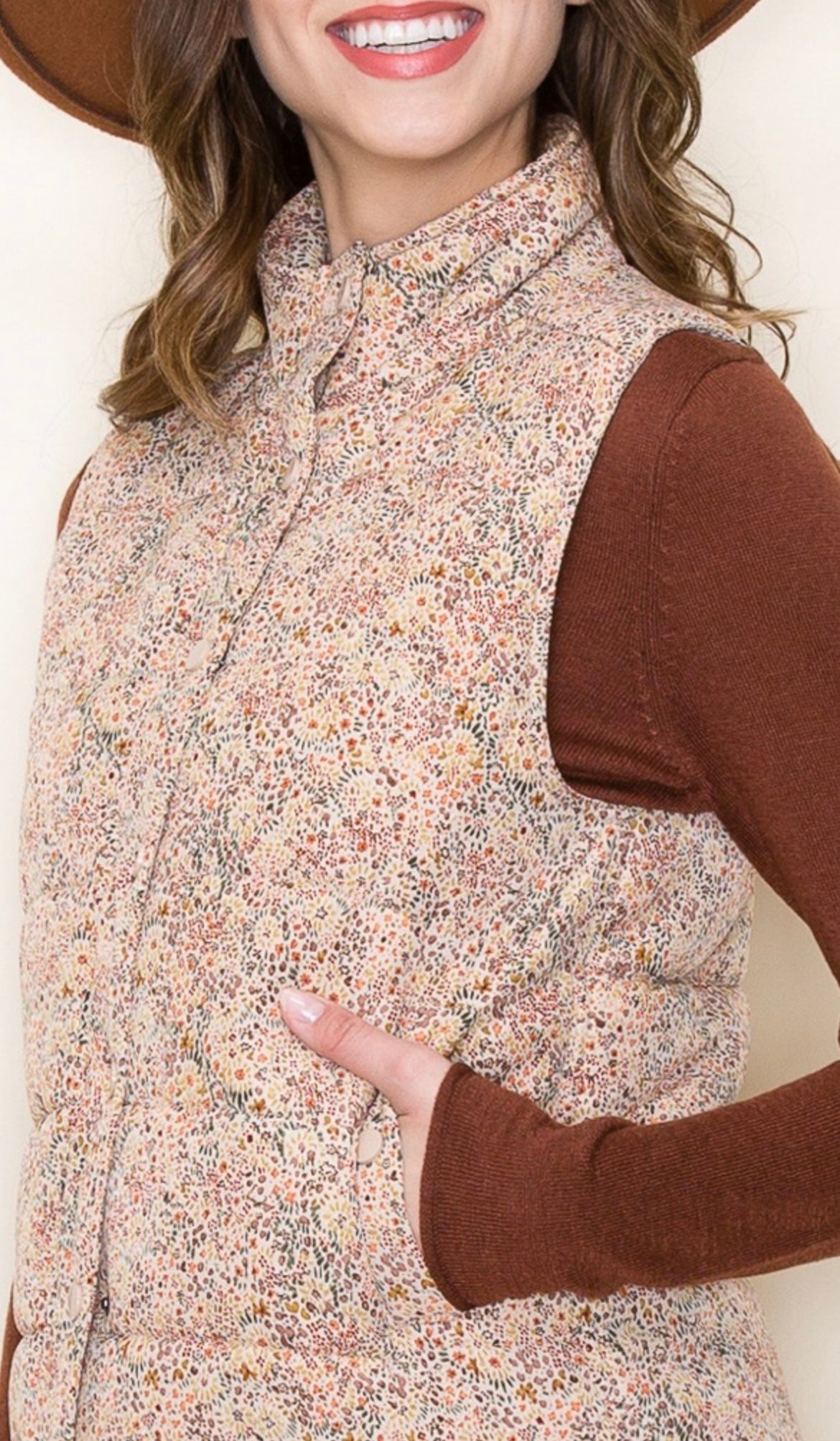 Floral Vest