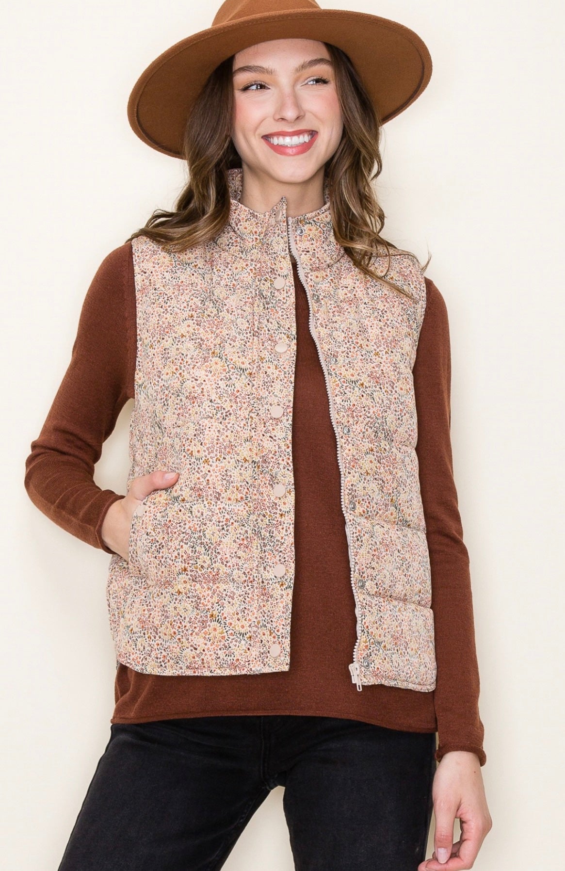 Floral Vest