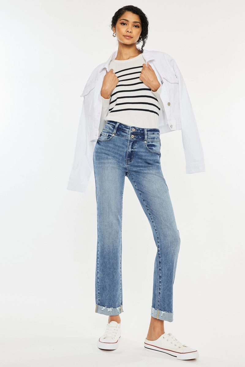 Sutton HR Slim Straight KanCan Jeans