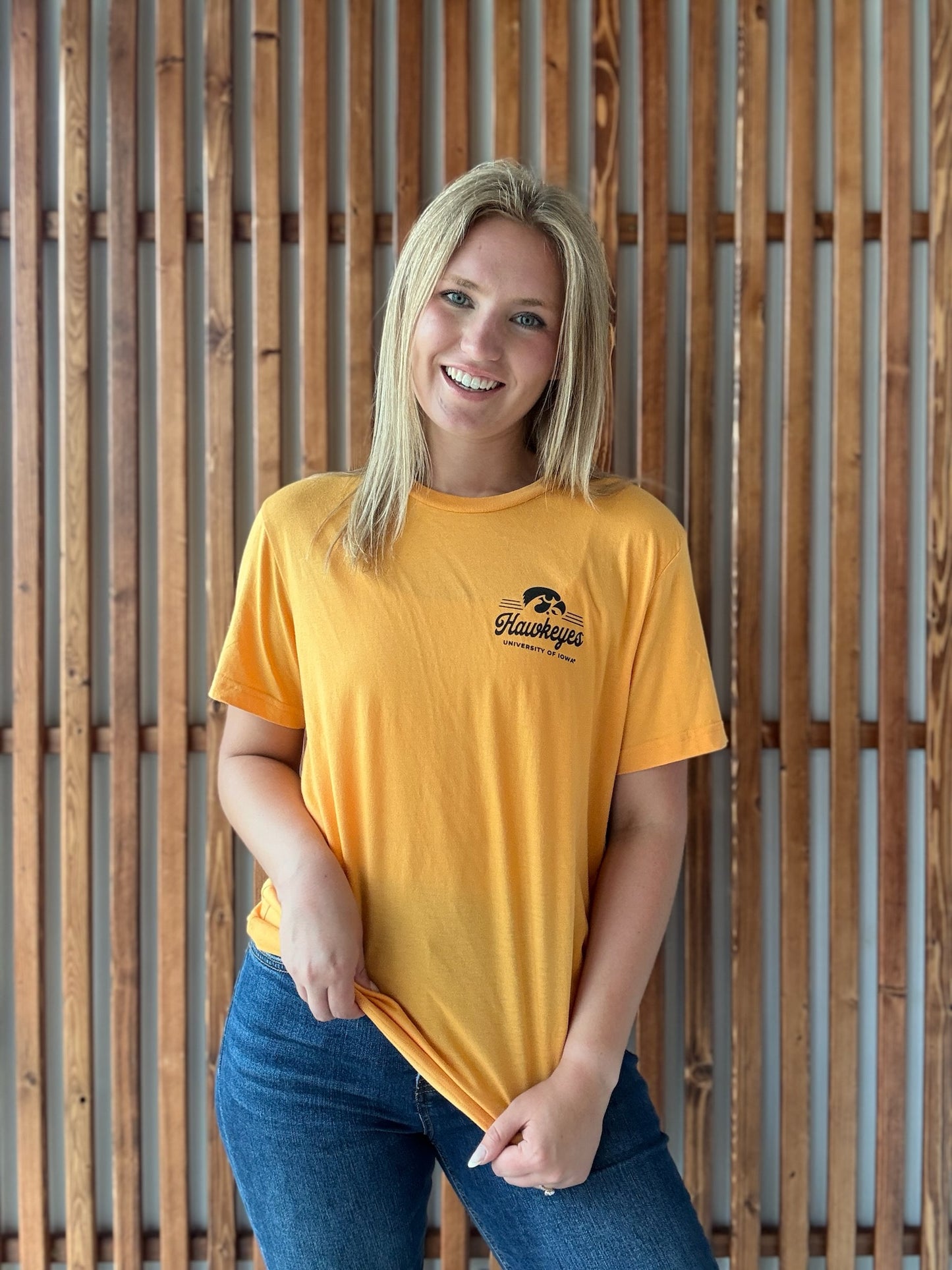 Heritage Hawkeye T-Shirt (Unisex): Gold