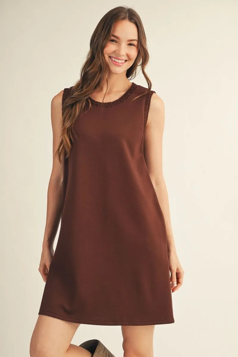 Brown Comfort Dress