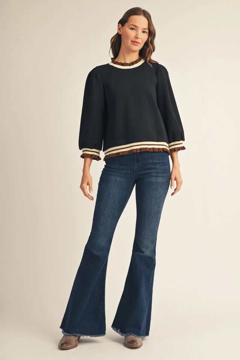 All the Details Top: Black