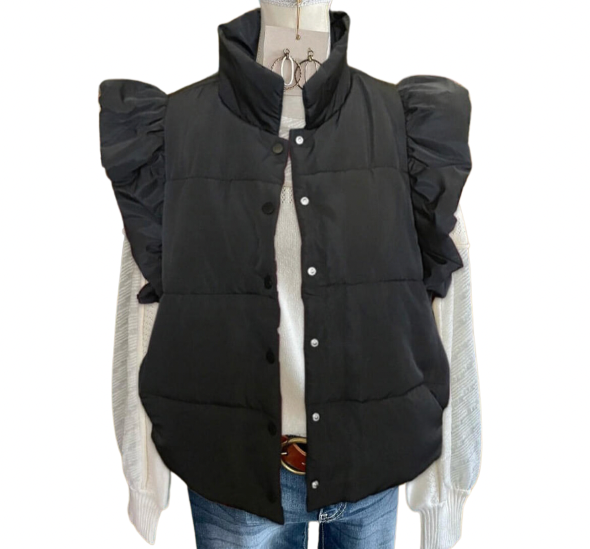 Ruffle Vest