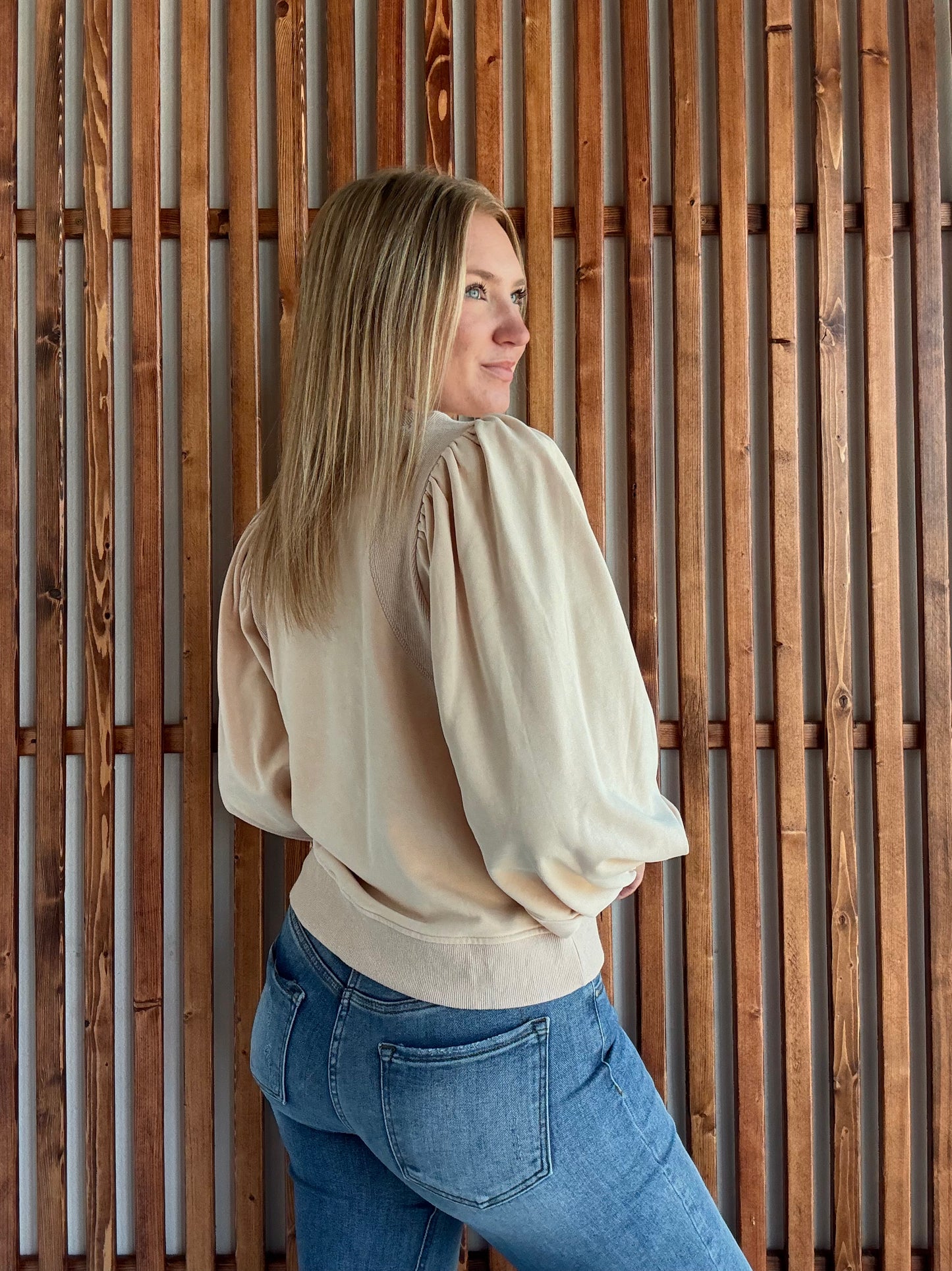 Charlotte Puff Long Sleeve - Cream