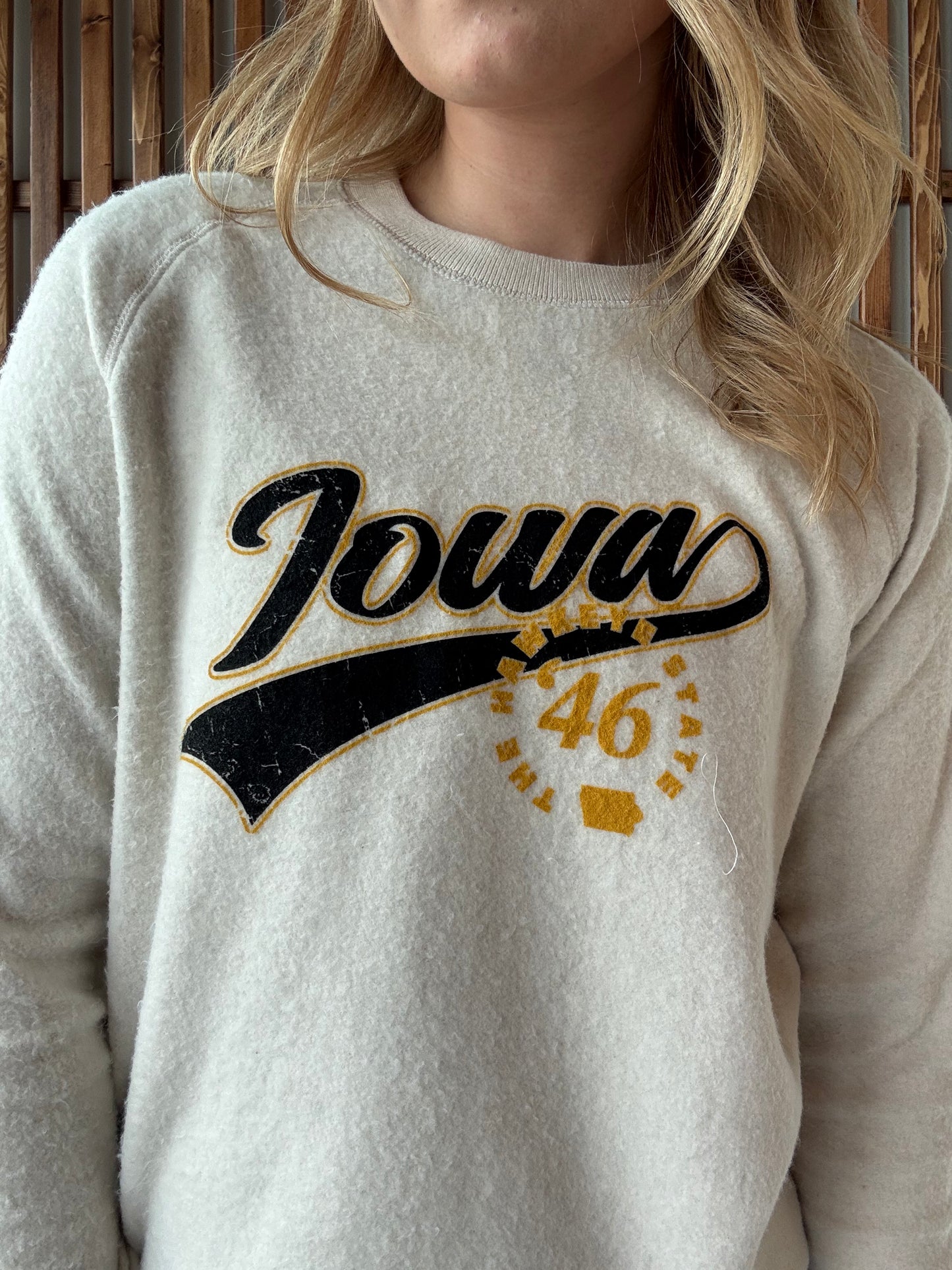 Hawkeye State '46 Inside Out Sweatshirt