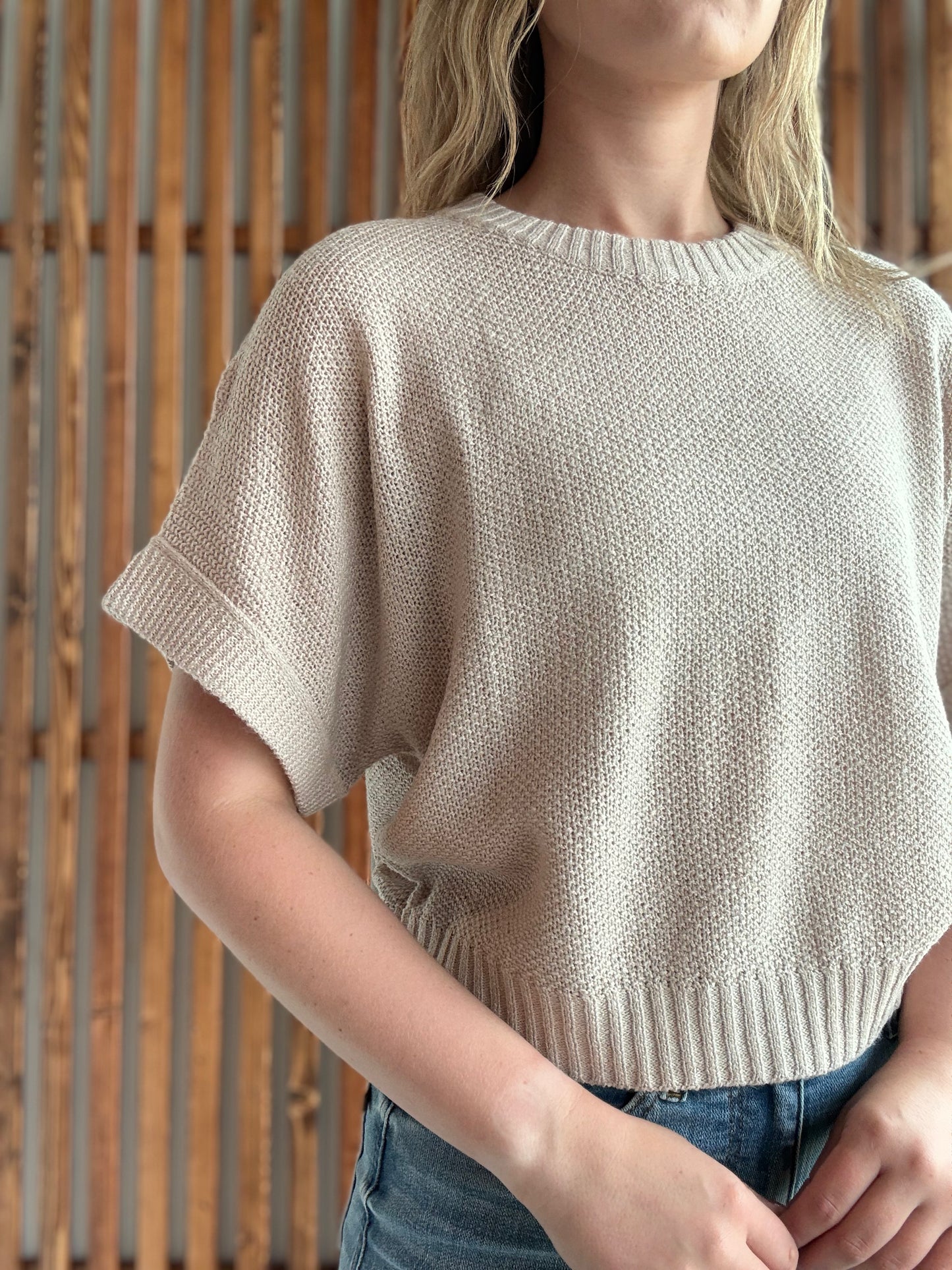 Oatmeal Lightweight Sweater