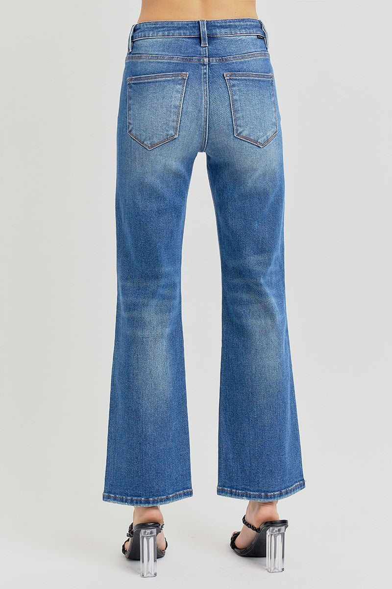 Ella Tummy Control HR Ankle Straight Risen Jeans