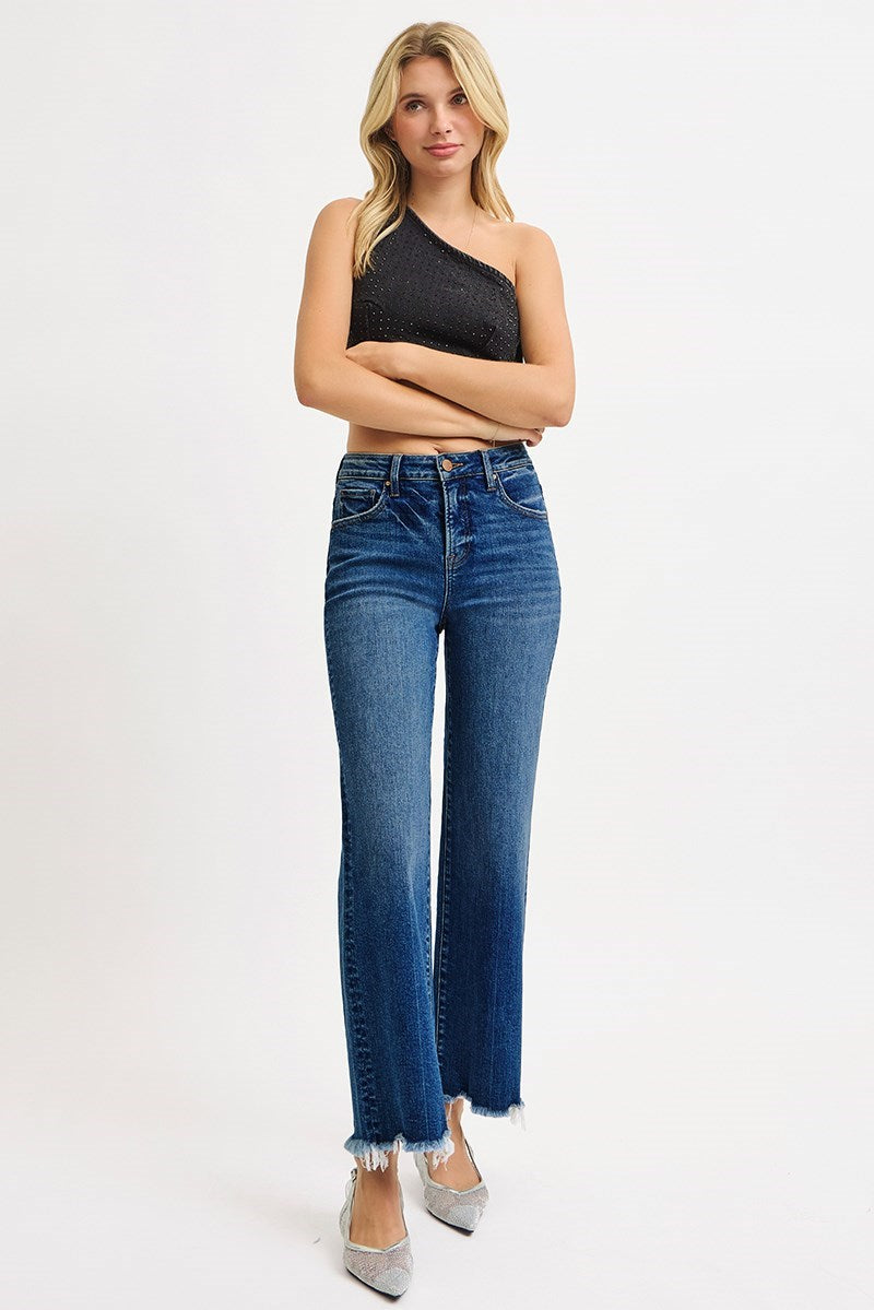 Parker TC HR Ankle Straight Risen Jeans