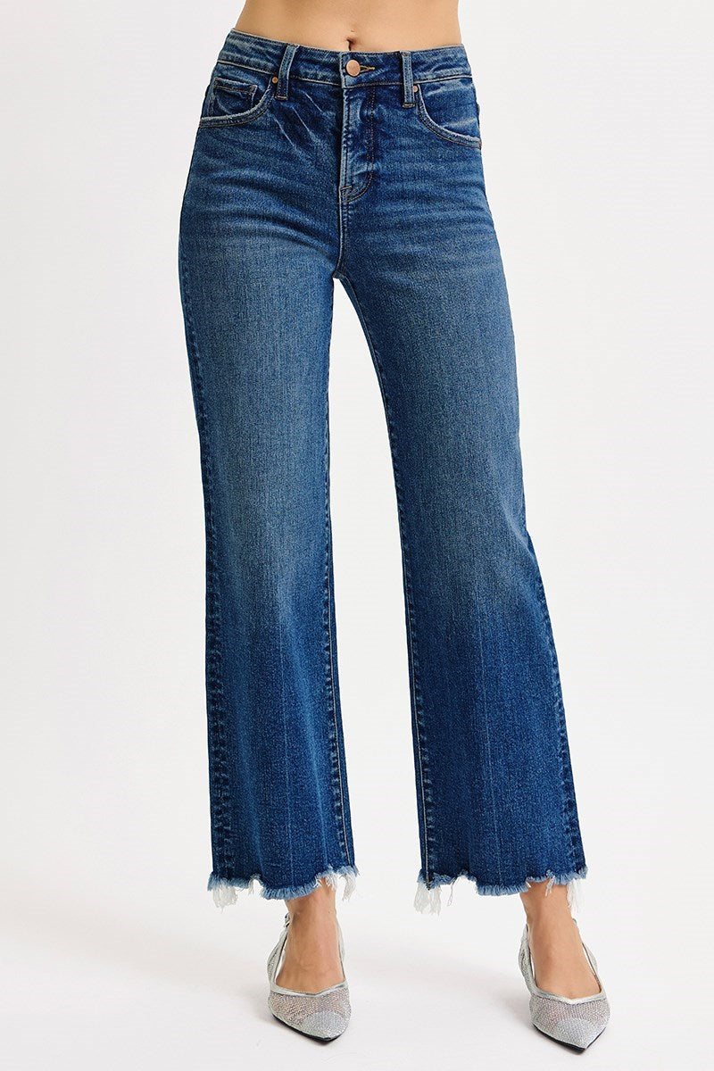 Parker TC HR Ankle Straight Risen Jeans