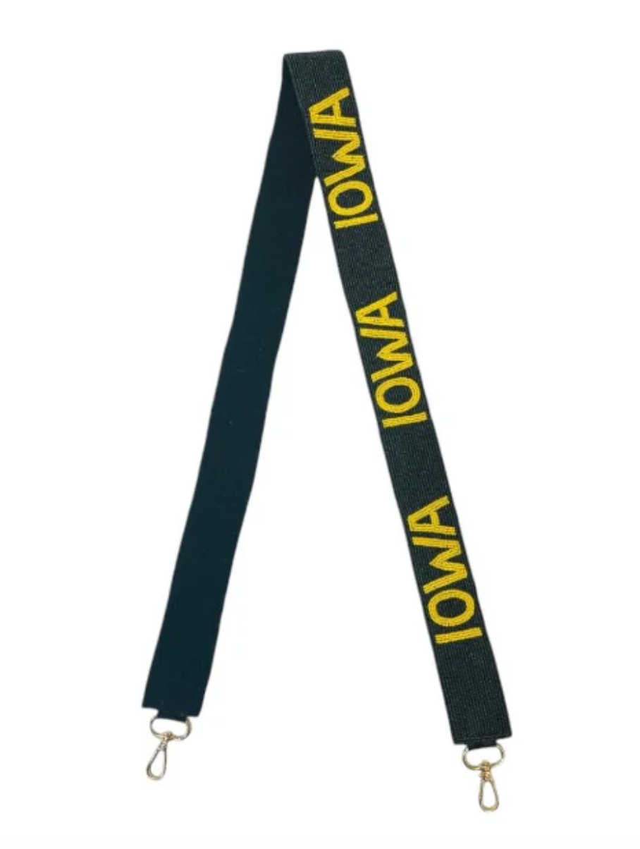 Beaded Iowa Purse Strap