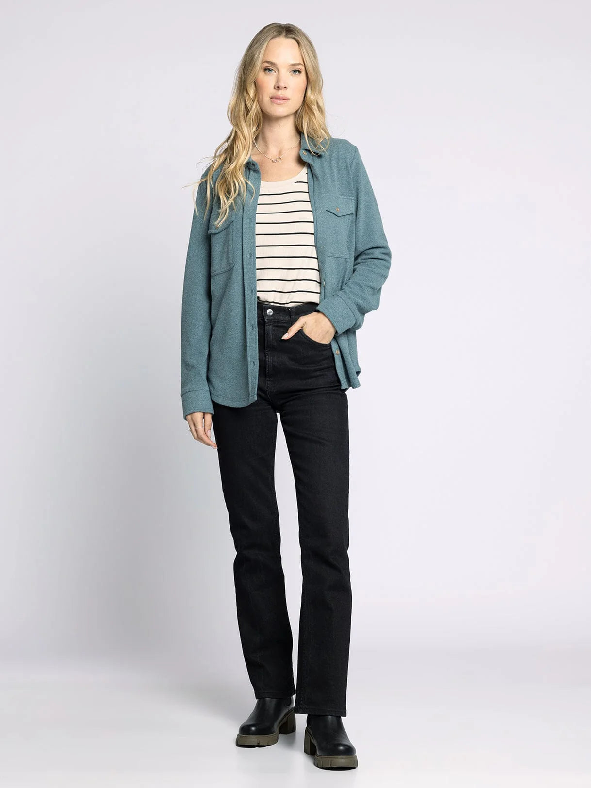 Cassian Shirt - Spruce Heather