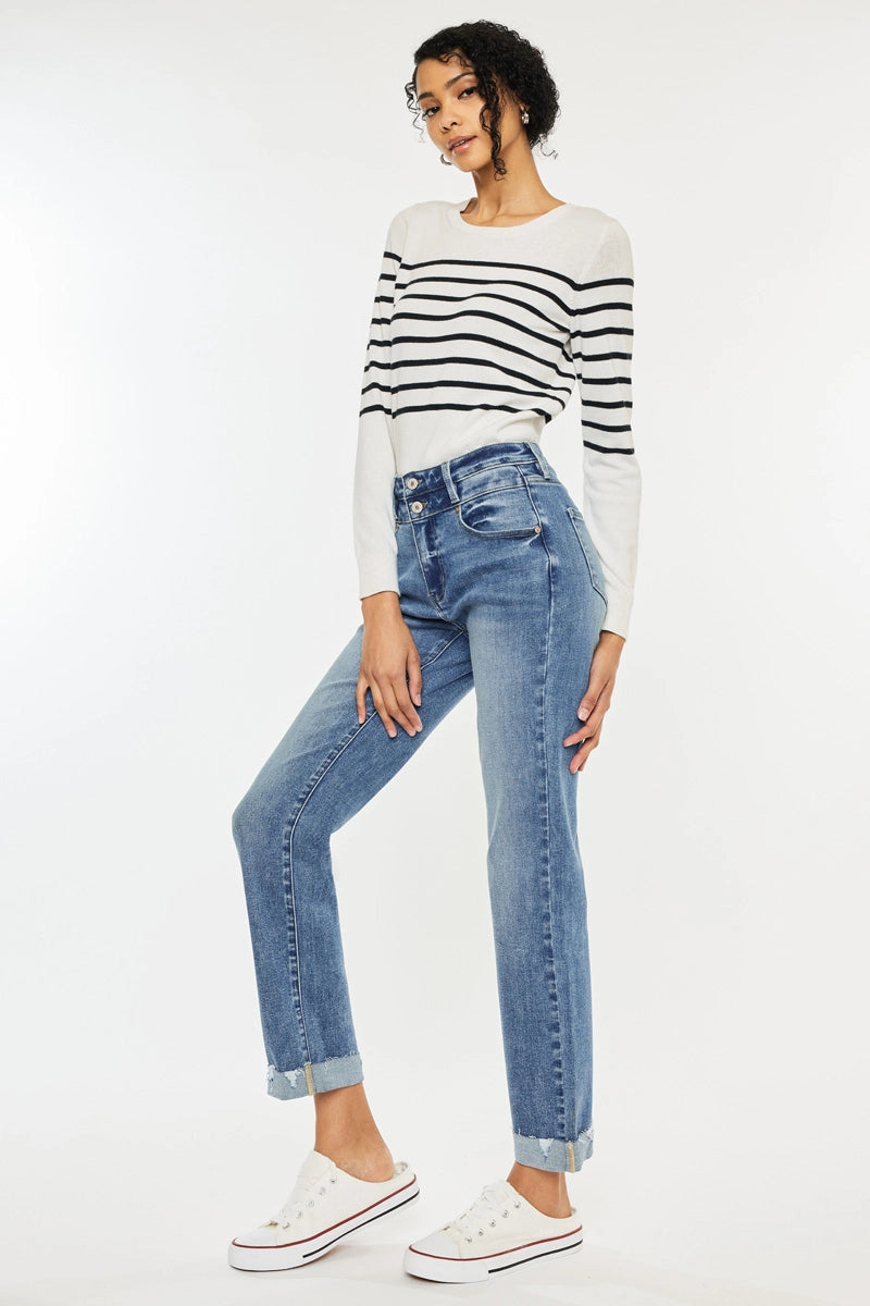 Sutton HR Slim Straight KanCan Jeans