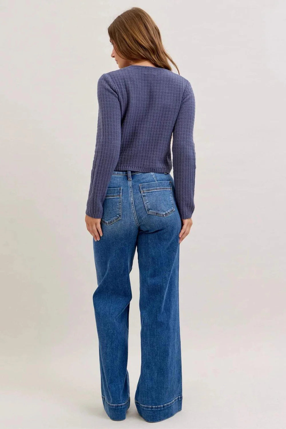 Brynn MR Trouser Retro Wide Judy Blue Jeans