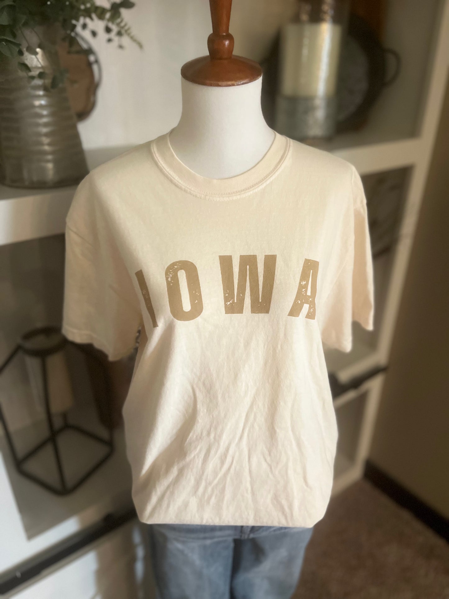 IOWA Distressed - Cream