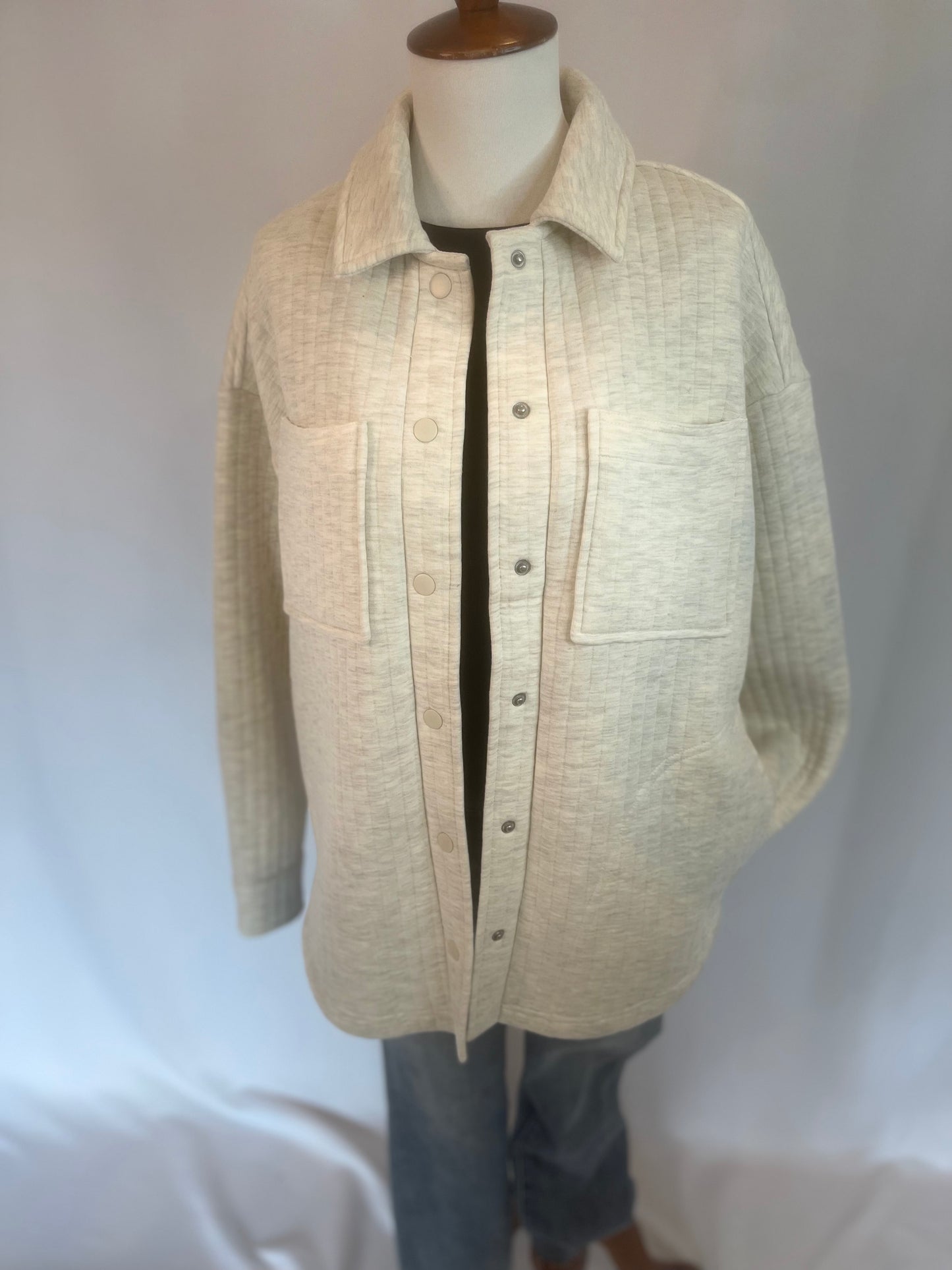 Daniel Jacket - Ivory Heather
