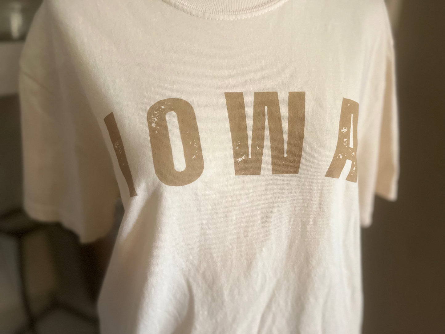 IOWA Distressed - Cream