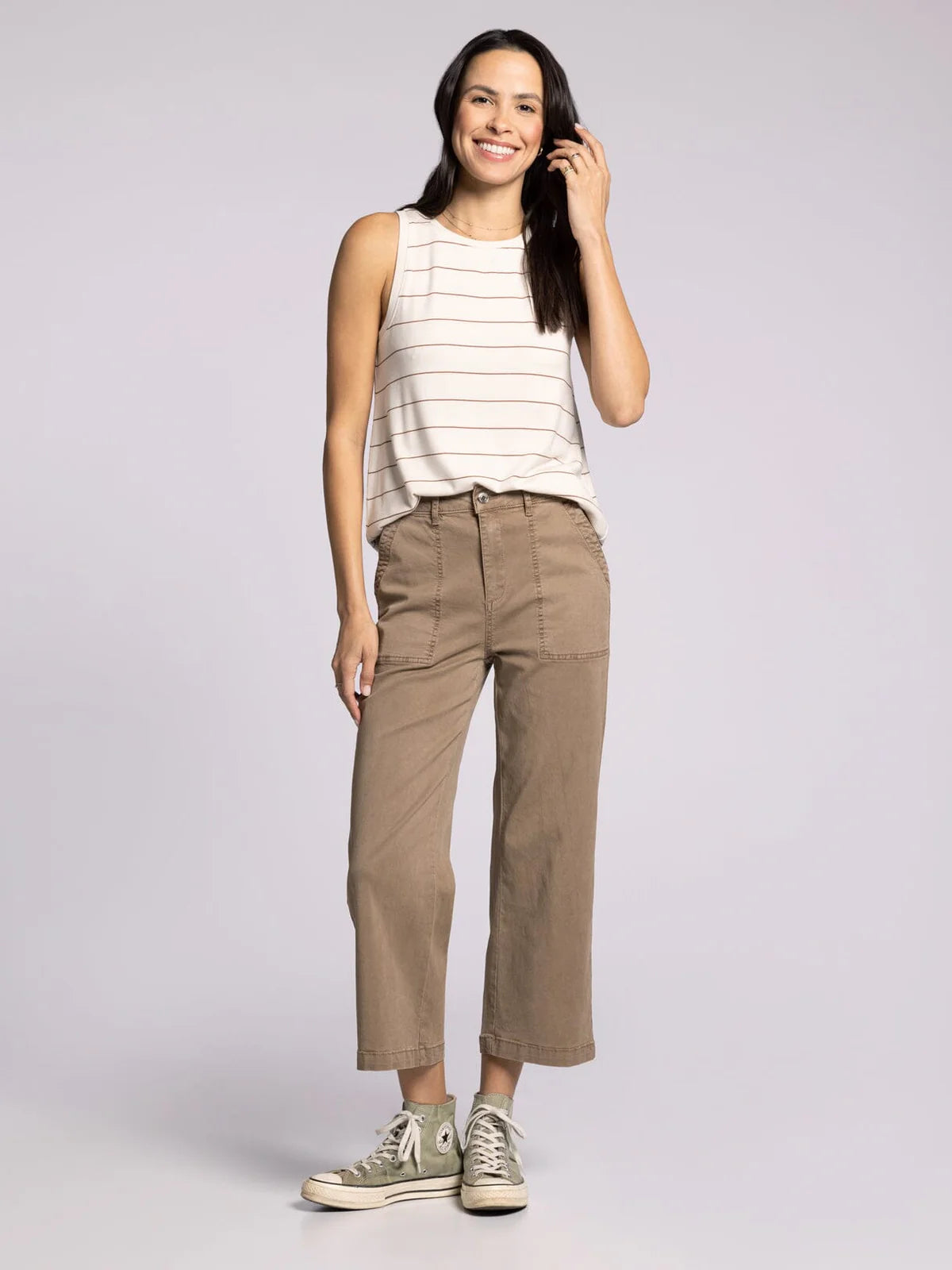 Sinclair Tank - Ivory Tawny