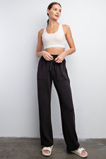 Modal Straight Lounge Pants with Pockets