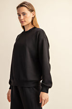 Mock Neck Modal Pullover