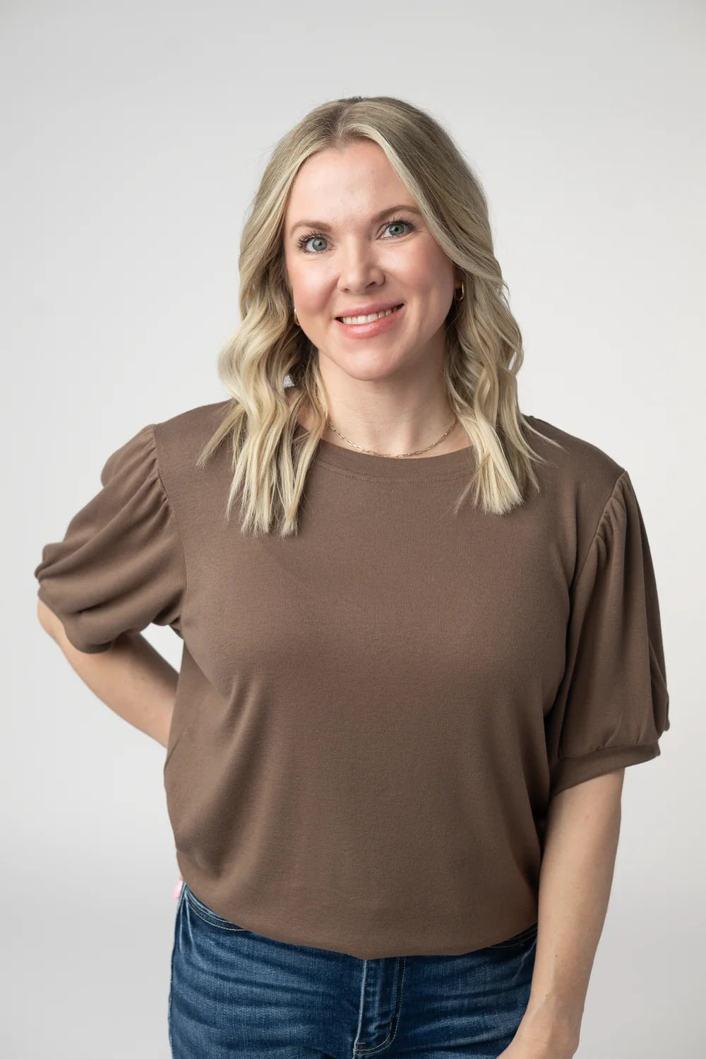 Katie Cozy Top - Mocha