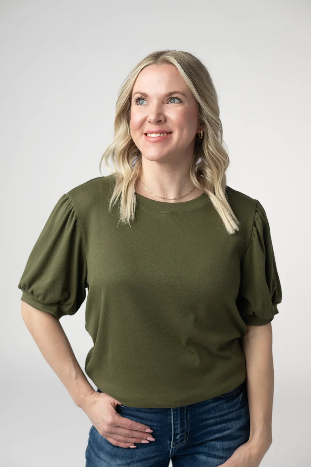 Katie Cozy Top - Olive
