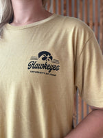 Heritage Hawkeye T-Shirt (Unisex): Old Gold
