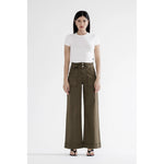 Fern Super High Double Waistband Wide Leg Mica Jeans