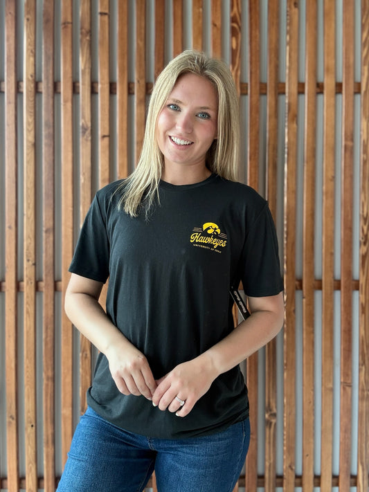 Heritage Hawkeye T-Shirt (Unisex): Black