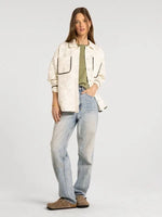 Claremont Jacket: Ivory Floral