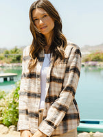 Barry Shirt - Sand Black Plaid