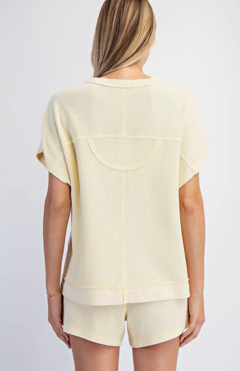 Honey Comb Short Sleeve: Lemonilla