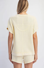 Honey Comb Short Sleeve: Lemonilla