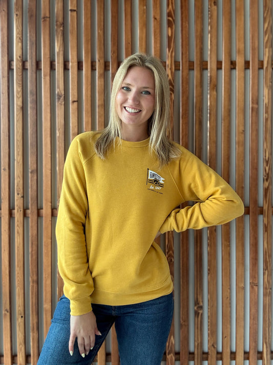 1847 Hawkeye Flag Crewneck