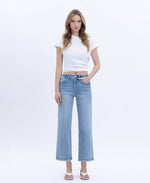 Enhance Super HR Ankle Slim Wide Vervet Jeans