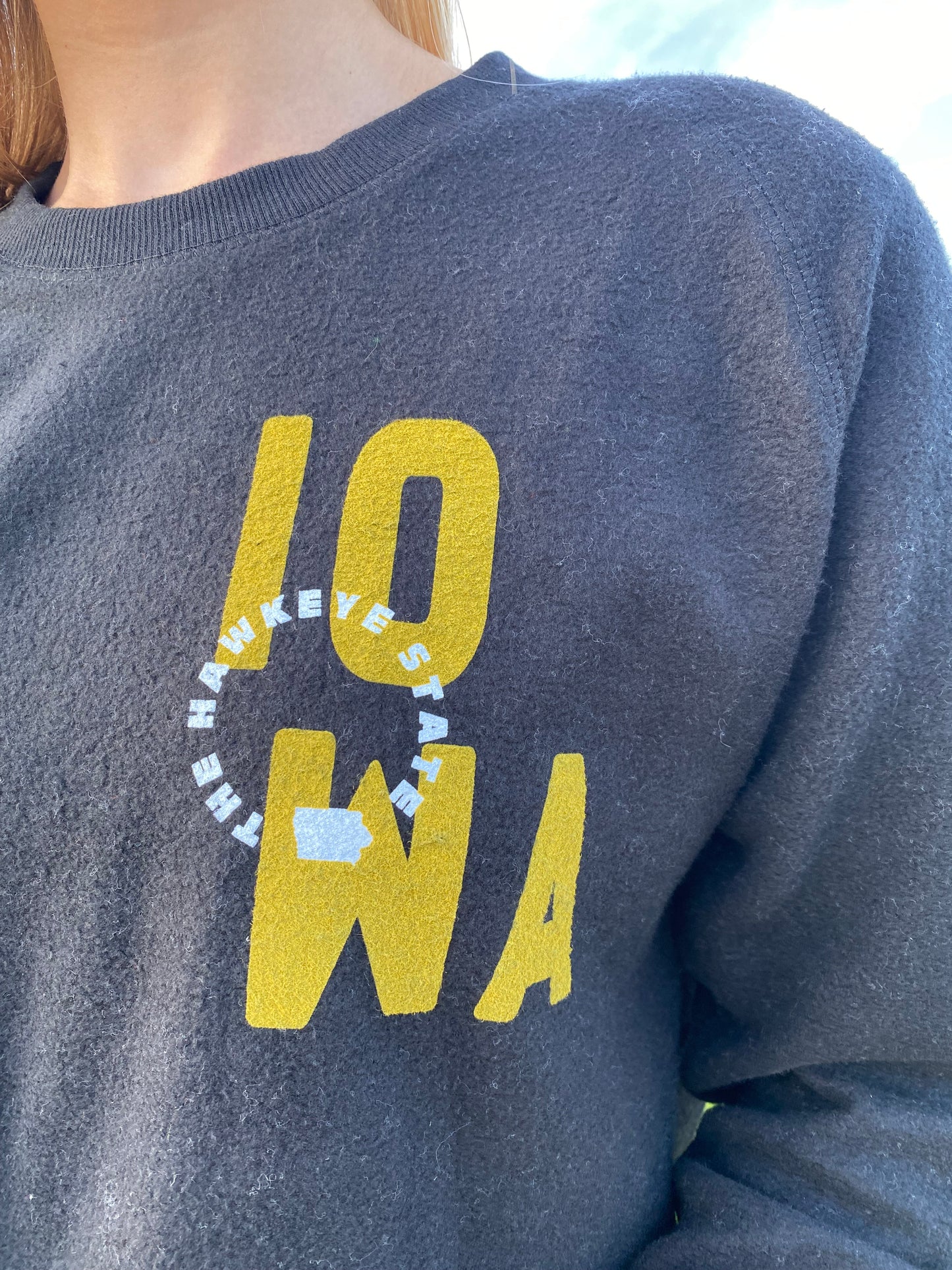 Inside Out - Left Chest Iowa Sweatshirt