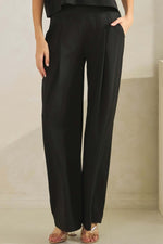 Cloudflex High Rise Wide-Leg Pants - Black