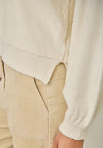 Soft Boatneck Sweater: Ivory