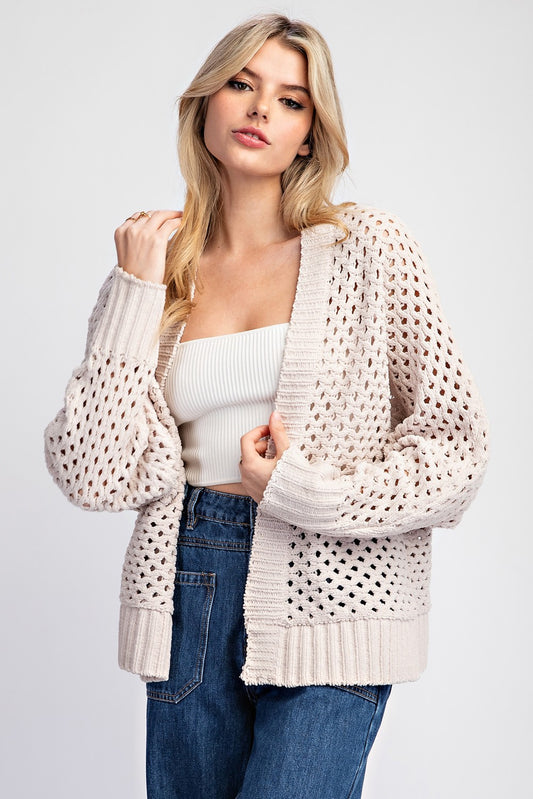 Soft Crochet Cardigan