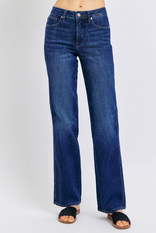 Dark MR Tummy Control Classic Straight Jean