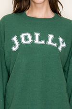 Christmas Jolly Cloudy Knit Top