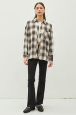 Charcoal Ultra Soft Plaid Flannel Shirt