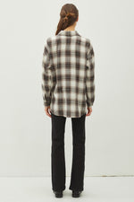 Charcoal Ultra Soft Plaid Flannel Shirt