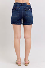 Faye HW Flap Pocket Judy Blue Shorts