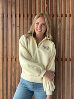 Iowa Shape Embroidered Snap Button