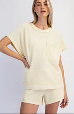 Honey Comb Short Sleeve: Lemonilla